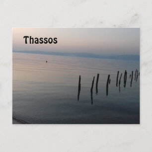Thassos åsikt från Skala Rachoni Vykort