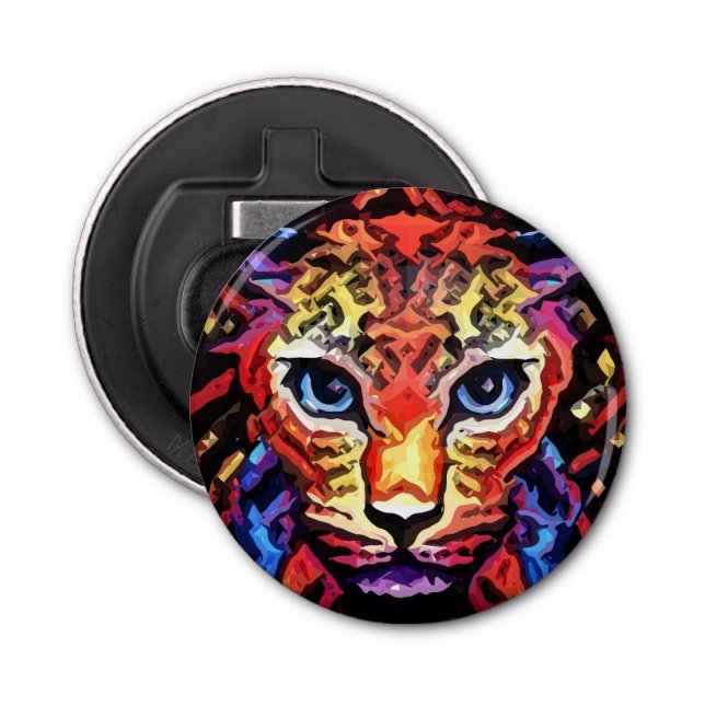 That Colorful Leopard Look  Flasköppnare (Framsidan)