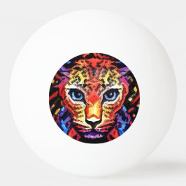That Colorful Leopard Look Pingisboll