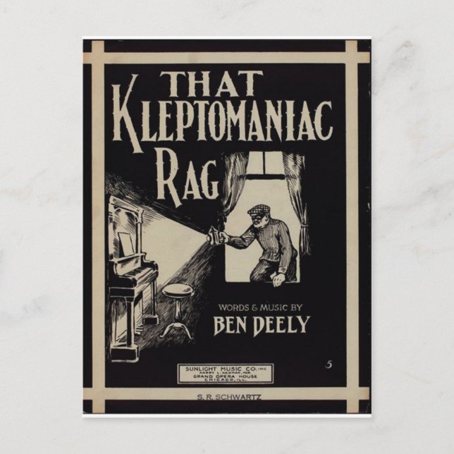 That Kleptomaniac Rag Vykort (Framsida)