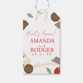 That’s Amore Italian Pasta Wedding Presentetikett