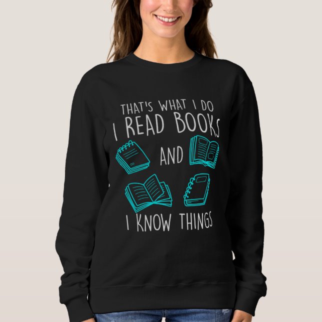 That´s what I do I read Books Book  Booknerd T Shirt (Framsida)