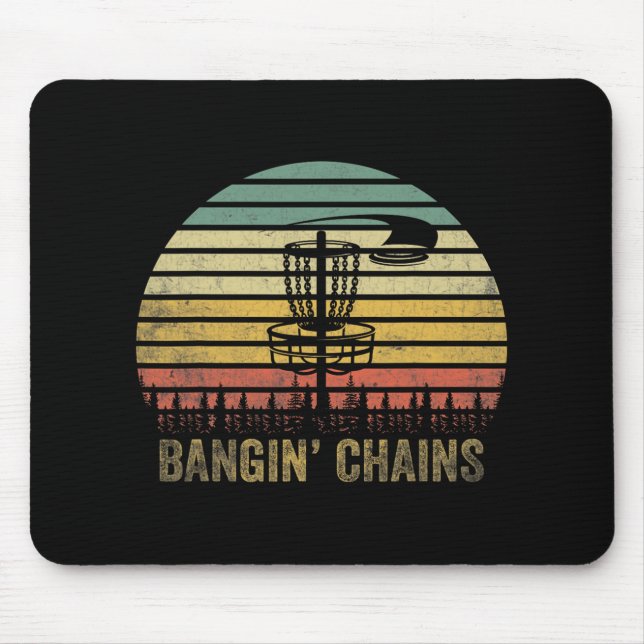 That Says Ngin' Chains - Disc Golf Retro Sunset  Musmatta (Framsidan)