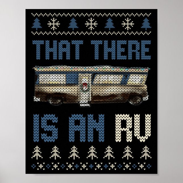 That There Is An Rv Ugly Christmas Camng Holiday L Poster (Framsidan)