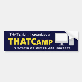 THATCamp organisatörbildekal Bildekal