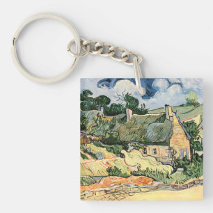 Thatched Cottages på Cordevill Vincent van Gogh