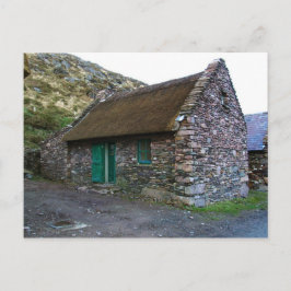 Thatched Stone Cottage,Kerry, Ireland Postcard Vykort