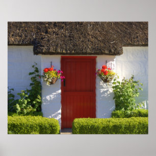 Thatched stuga poster