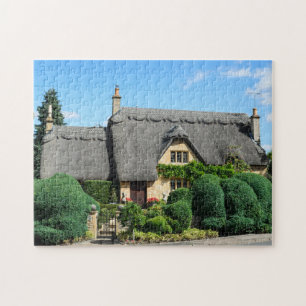 Thatched takstuga, i att gå i flisor Campden Pussel