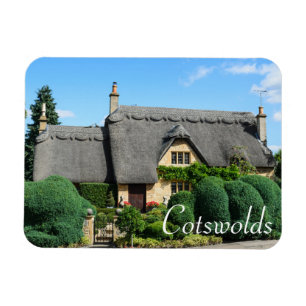 Thatched takstuga i Cotswoldsen Magnet