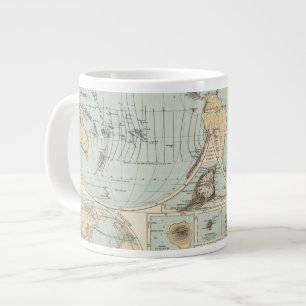Thatigkeit des Erdinnern Atlas Karta Jumbo Mugg