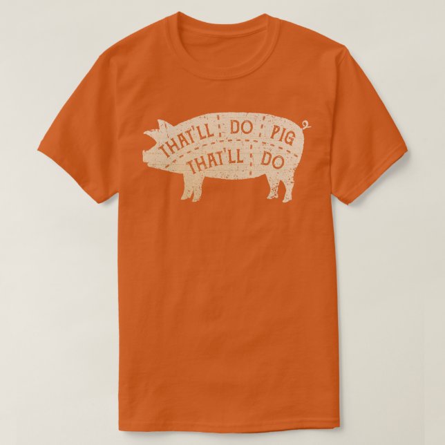 Thatll Do Gris T Shirt (Design framsida)
