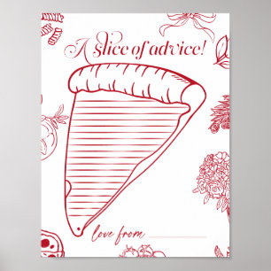 That's Amore Bridal Shower ett stycke råd Poster