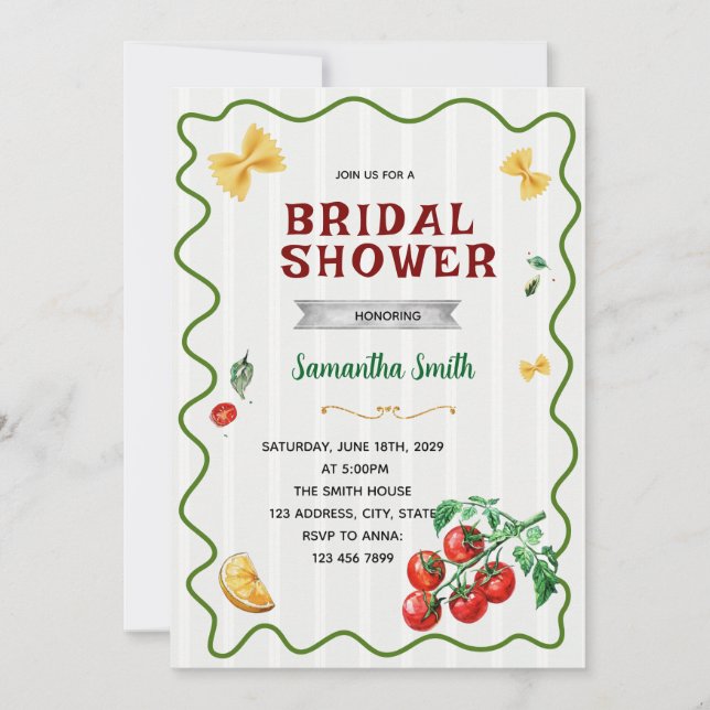 That's Amore Bridal Shower invitation Inbjudningar (Framsida)