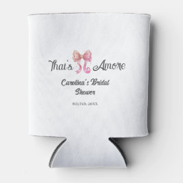 that's amore bridal shower pink retro bow boho nam