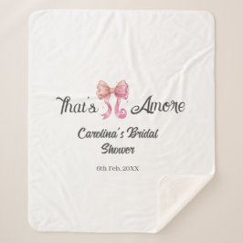 that's amore bridal shower pink retro bow boho nam
