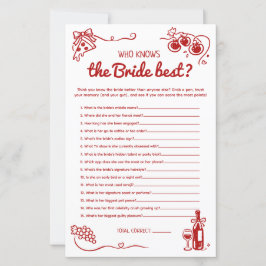 That's Amore Bröllakskvällens Brudquiz
