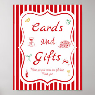 That's Amore - Bröllopsdusch-kort & presenter Poster