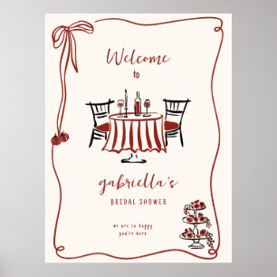 That's Amore Bröllopsdusch Välkomst Skumkort Poster