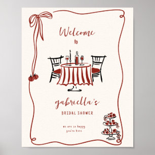 That's Amore Bröllopsdusch Välkomstaffisch  Poster