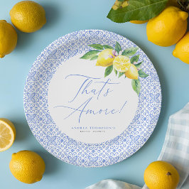 That's Amore Citron Italiensk Blå Kakel Bröllopsdu
