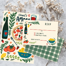 That's Amore Italian Food CUSTOM Wedding  OSA Kort