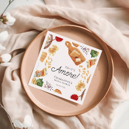 That's Amore Italian Script Bridal Shower Pappersservett