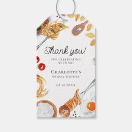 That's Amore Italian Script Bridal Shower Presentetikett