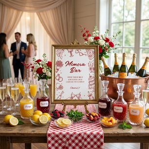 That's Amore Italiensk Bröllopsdusch Mimosa Barsky Poster