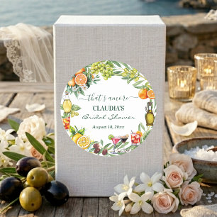 That's Amore Italiensk Citrus Cocktail Bröllopsfes Runt Klistermärke