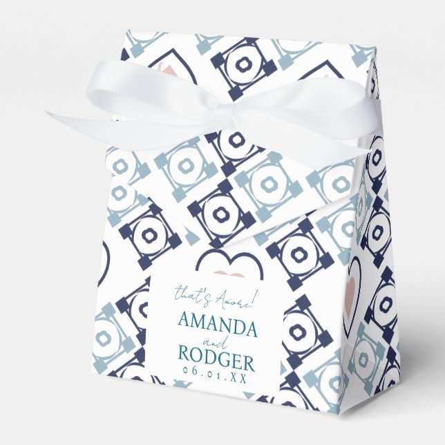 That's Amore Italienska Kakel och Hjärtan Presentaskar (Framsidan Sidan)