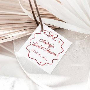 That's Amore, personlig dusch med röda klotter Gåvor Etiketter