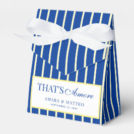 That's Amore-randiga i blått och gult Presentaskar