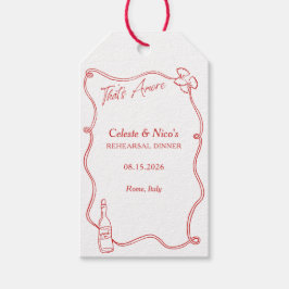 That's Amore Whimsical italiensk repetitionstal宴 Presentetikett