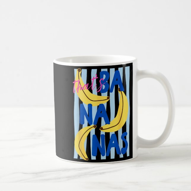Thats Bananas Funny Fruit Humor Retro Summer Men Kaffemugg (Höger)