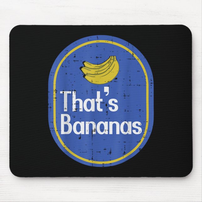 Thats Bananas Sticker Fruit Costume Halloween Men  Musmatta (Framsidan)