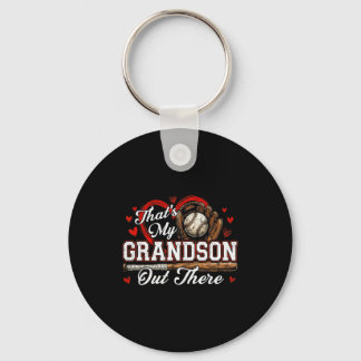That's grandson out there women baseball grandma nyckelring