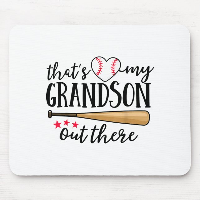 That's My Grandson Out There Baseball Grandma Squa Musmatta (Framsidan)