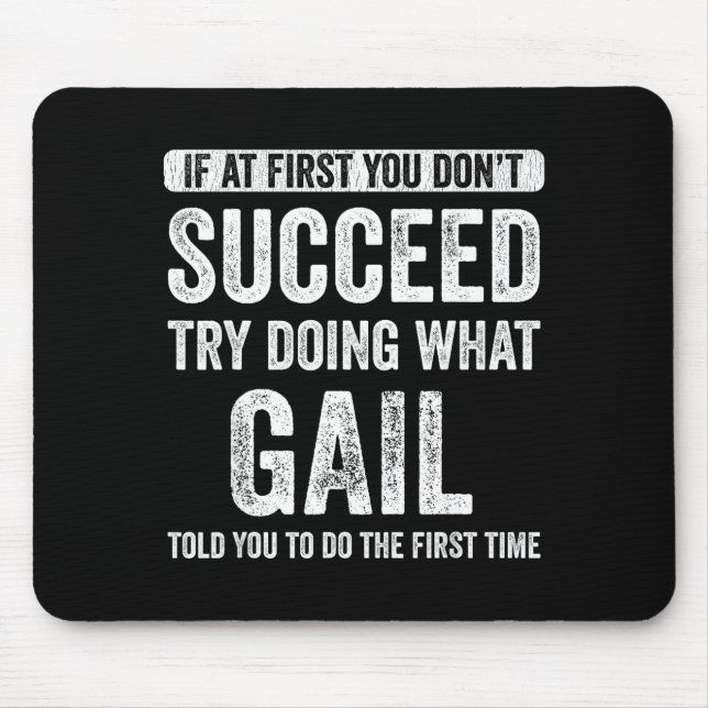 That's My Name Co. Gail If At First You Don't Succ Musmatta (Framsidan)