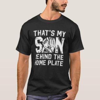 That's My Son Baseball Catcher Dad Baseball Catche T Shirt