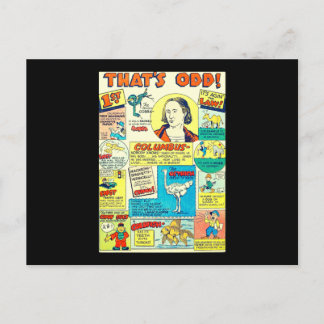 Thats Odd Comic Book Vintage Retro 50's Vykort
