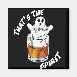Thats Spirit - Funny Halloween Ghost Magnet