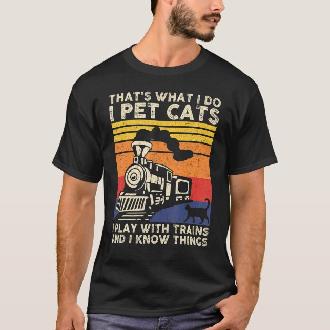 That's What I Do I Knullar Katter Jag Leker Med Tå T Shirt (Framsida)