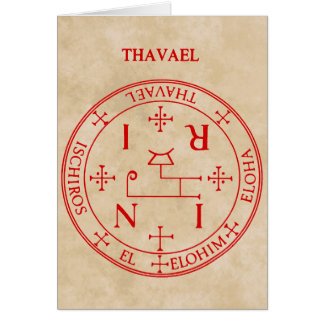thavael hälsningskort