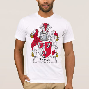 Thayer familjvapensköld tee shirt