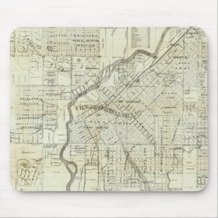 Thayer Karta av Denver Colorado Musmatta
