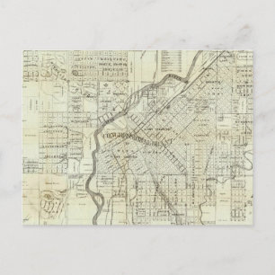 Thayer Karta i Denver Colorado Vykort