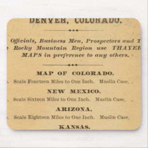 Thayer karta of Colorado Musmatta