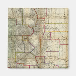 Thayer's New Karta of the State of Colorado Magnet