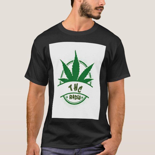 THC-radio T Shirt (Framsida)